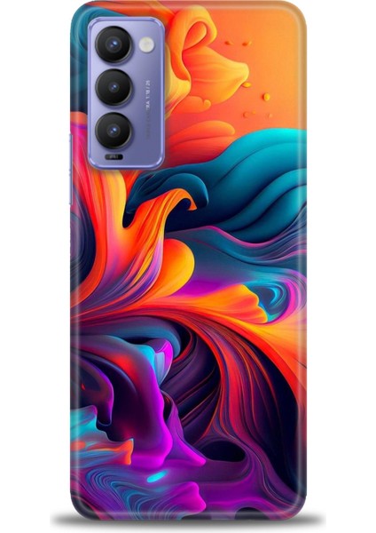 Tecno Camon 18 / 18P (CH6N - CH7N ) Ile Uyumlu Hd Baskılı Silikon (Ortasertlikte) Kılıf - 213