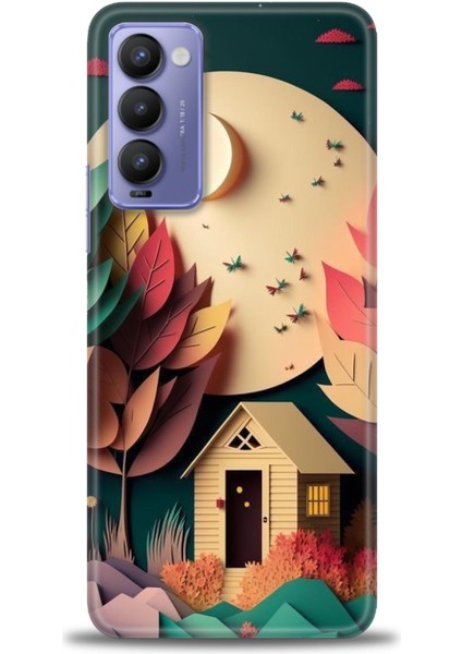 Tecno Camon 18 / 18P (CH6N - CH7N ) Ile Uyumlu Hd Baskılı Silikon (Ortasertlikte) Kılıf - 627