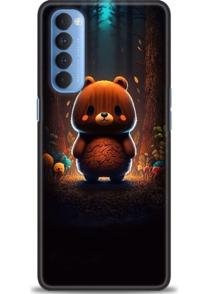 Oppo Reno 4 Pro Ile Uyumlu Hd Baskılı Silikon (Ortasertlikte) Kılıf - 649