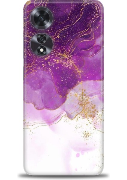 Oppo A60 Ile Uyumlu Hd Baskılı Silikon (Ortasertlikte) Kılıf - 404