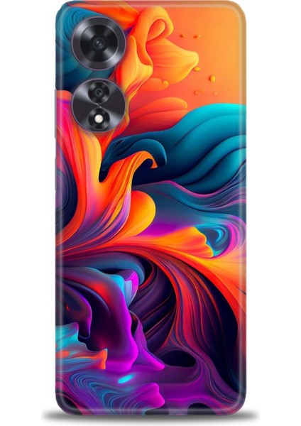 Oppo A60 Ile Uyumlu Hd Baskılı Silikon (Ortasertlikte) Kılıf - 806