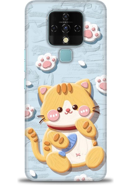 Tecno Camon 16 (CE7J) Ile Uyumlu Hd Baskılı Silikon (Ortasertlikte) Kılıf - 94