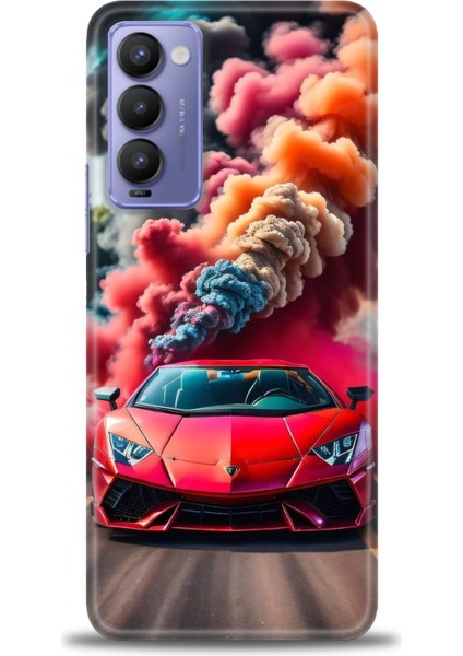 Tecno Camon 18 / 18P (CH6N - CH7N ) Ile Uyumlu Hd Baskılı Silikon (Ortasertlikte) Kılıf - 854
