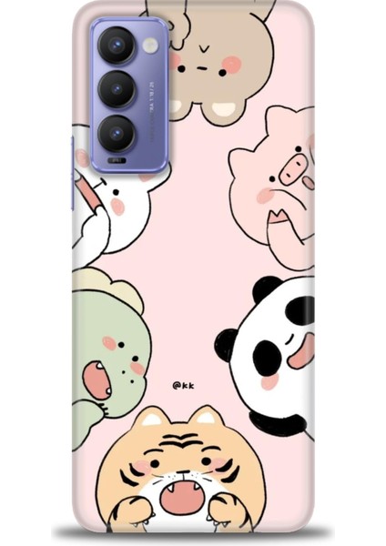 Tecno Camon 18 / 18P (CH6N - CH7N ) Ile Uyumlu Hd Baskılı Silikon (Ortasertlikte) Kılıf - 956