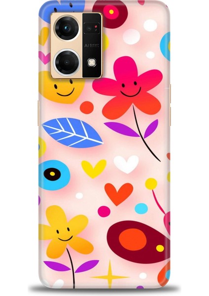 Oppo Reno 7 Ile Uyumlu Hd Baskılı Silikon (Ortasertlikte) Kılıf - 546