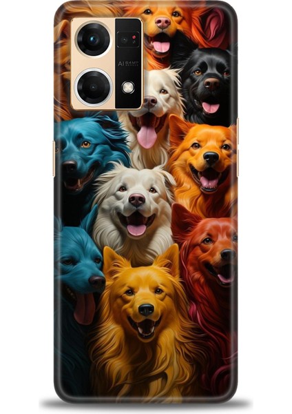 Oppo Reno 7 Ile Uyumlu Hd Baskılı Silikon (Ortasertlikte) Kılıf - 164