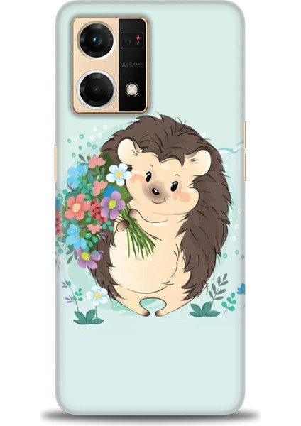 Oppo Reno 7 Ile Uyumlu Hd Baskılı Silikon (Ortasertlikte) Kılıf - 429