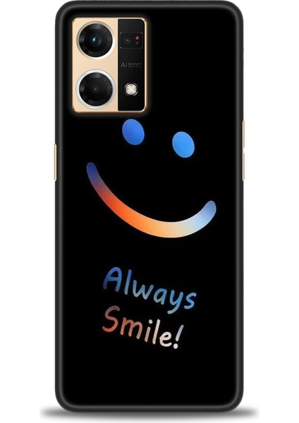 Oppo Reno 7 Ile Uyumlu Hd Baskılı Silikon (Ortasertlikte) Kılıf - 479