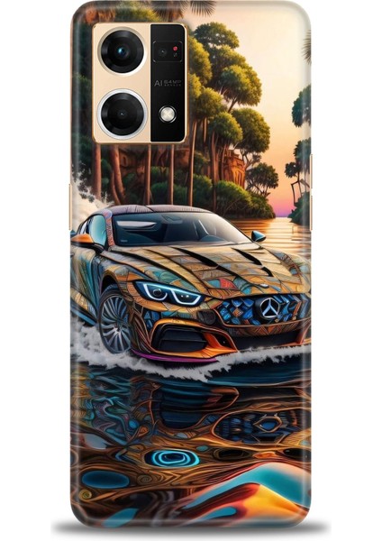 Oppo Reno 7 Ile Uyumlu Hd Baskılı Silikon (Ortasertlikte) Kılıf - 577