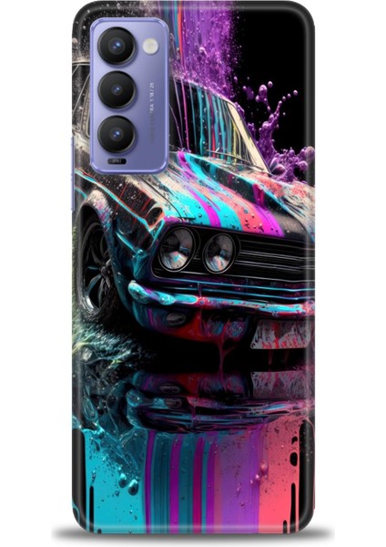 Tecno Camon 18 / 18P (CH6N - CH7N ) Ile Uyumlu Hd Baskılı Silikon (Ortasertlikte) Kılıf - 574