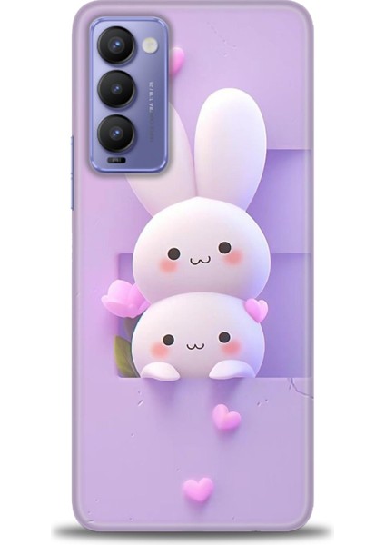 Tecno Camon 18 / 18P (CH6N - CH7N ) Ile Uyumlu Hd Baskılı Silikon (Ortasertlikte) Kılıf - 764