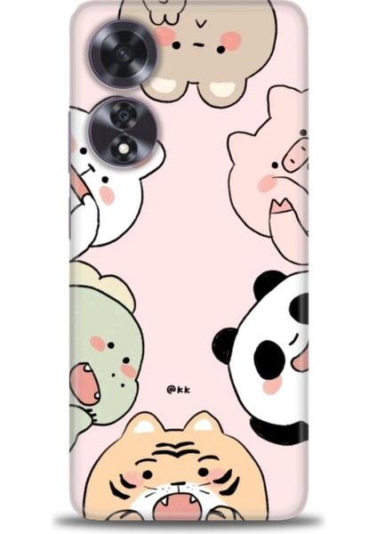 Oppo A60 Ile Uyumlu Hd Baskılı Silikon (Ortasertlikte) Kılıf - 291