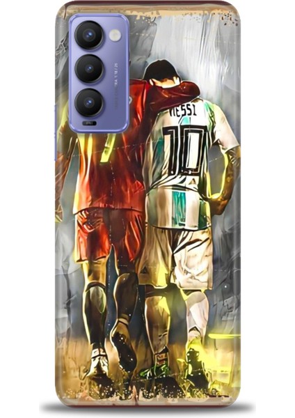 Tecno Camon 18 / 18P (CH6N - CH7N ) Ile Uyumlu Hd Baskılı Silikon (Ortasertlikte) Kılıf - 457