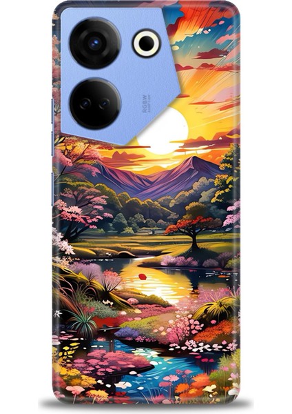 Tecno Camon 20 Pro 4g (CK7N)İLE Uyumlu Hd Baskılı Silikon (Ortasertlikte) Kılıf - 329