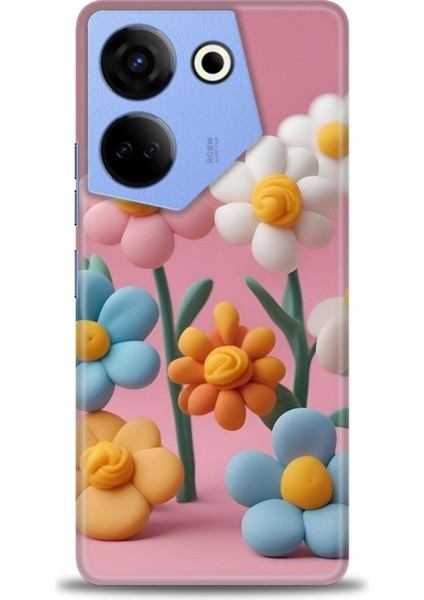 Tecno Camon 20 Pro 4g (CK7N)İLE Uyumlu Hd Baskılı Silikon (Ortasertlikte) Kılıf - 742
