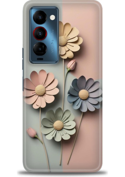Tecno Camon 18 Premier (CH9N) Premier Ile Uyumlu Hd Baskılı Silikon (Ortasertlikte) Kılıf - 419