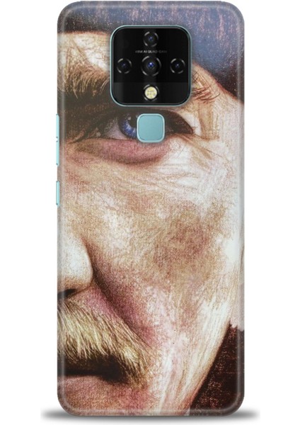 Tecno Camon 16 (CE7J) Ile Uyumlu Hd Baskılı Silikon (Ortasertlikte) Kılıf - 1034