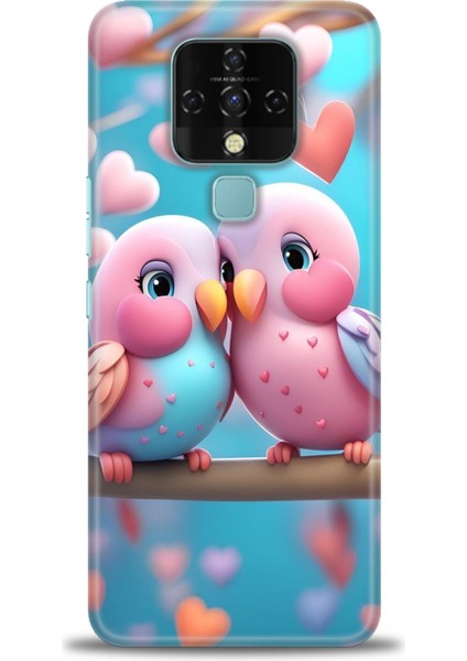 Tecno Camon 16 (CE7J) Ile Uyumlu Hd Baskılı Silikon (Ortasertlikte) Kılıf - 606