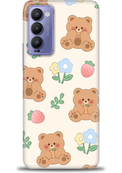 Tecno Camon 18 / 18P (CH6N - CH7N ) Ile Uyumlu Hd Baskılı Silikon (Ortasertlikte) Kılıf - 661