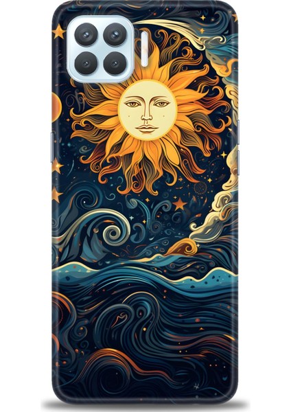 Oppo A73 Ile Uyumlu Hd Baskılı Silikon (Ortasertlikte) Kılıf - 498