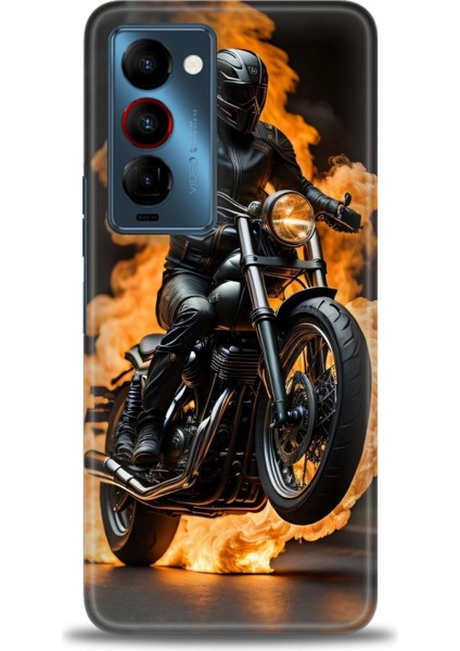 Tecno Camon 18 Premier (CH9N) Premier Ile Uyumlu Hd Baskılı Silikon (Ortasertlikte) Kılıf - 571