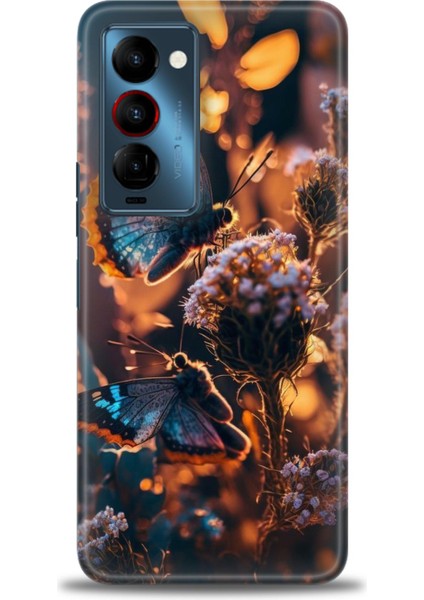 Tecno Camon 18 Premier (CH9N) Premier Ile Uyumlu Hd Baskılı Silikon (Ortasertlikte) Kılıf - 696