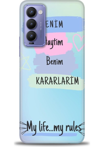 Tecno Camon 18 / 18P (CH6N - CH7N ) Ile Uyumlu Hd Baskılı Silikon (Ortasertlikte) Kılıf - 1072