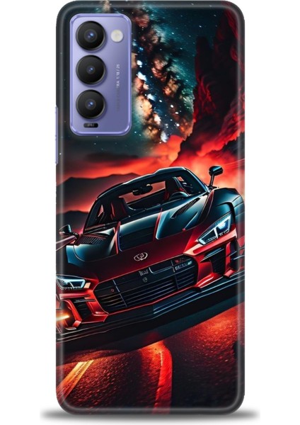 Tecno Camon 18 / 18P (CH6N - CH7N ) Ile Uyumlu Hd Baskılı Silikon (Ortasertlikte) Kılıf - 858