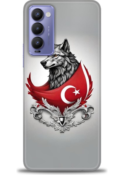 Tecno Camon 18 / 18P (CH6N - CH7N ) Ile Uyumlu Hd Baskılı Silikon (Ortasertlikte) Kılıf - 1067