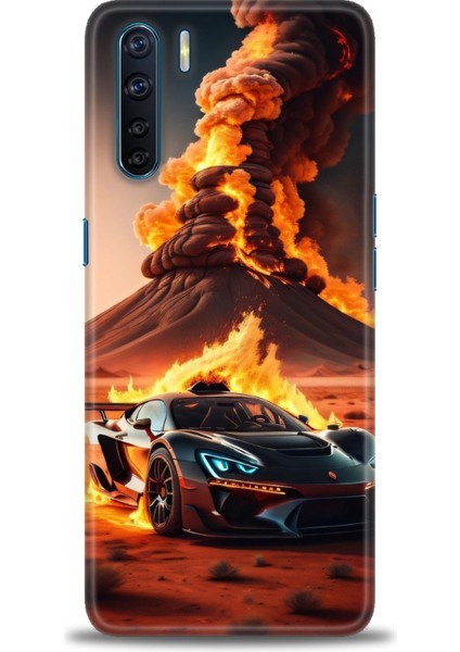 Oppo A91 Ile Uyumlu Hd Baskılı Silikon (Ortasertlikte) Kılıf - 856
