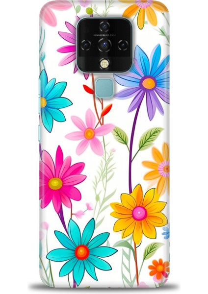 Tecno Camon 16 (CE7J) Ile Uyumlu Hd Baskılı Silikon (Ortasertlikte) Kılıf - 54
