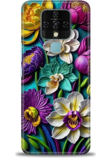 Tecno Camon 16 (CE7J) Ile Uyumlu Hd Baskılı Silikon (Ortasertlikte) Kılıf - 420