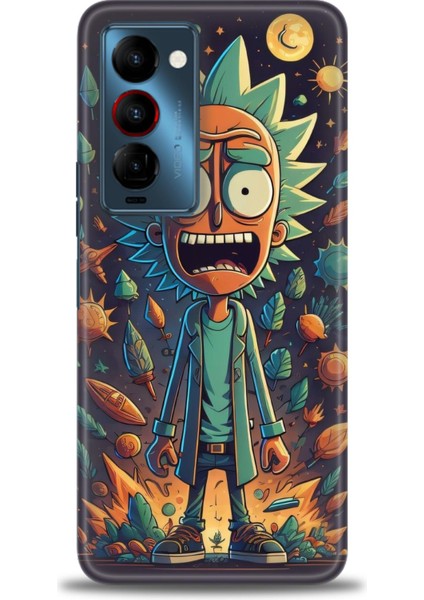 Tecno Camon 18 Premier (CH9N) Premier Ile Uyumlu Hd Baskılı Silikon (Ortasertlikte) Kılıf - 794