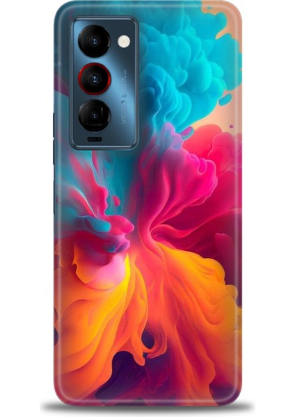 Tecno Camon 18 Premier (CH9N) Premier Ile Uyumlu Hd Baskılı Silikon (Ortasertlikte) Kılıf - 804