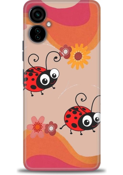 Tecno Camon 19 Neo (CH6I) Ile Uyumlu Hd Baskılı Silikon (Ortasertlikte) Kılıf - 605