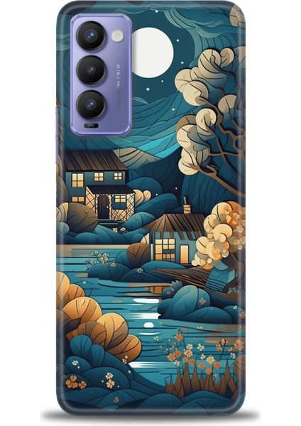 Tecno Camon 18 / 18P (CH6N - CH7N ) Ile Uyumlu Hd Baskılı Silikon (Ortasertlikte) Kılıf - 327