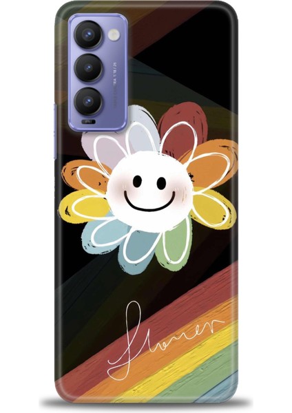 Tecno Camon 18 / 18P (CH6N - CH7N ) Ile Uyumlu Hd Baskılı Silikon (Ortasertlikte) Kılıf - 28