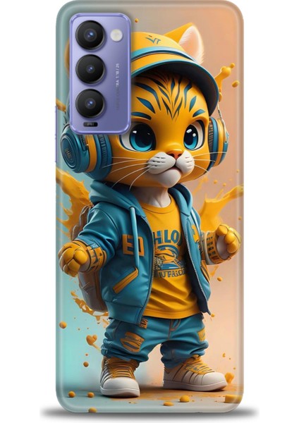 Tecno Camon 18 / 18P (CH6N - CH7N ) Ile Uyumlu Hd Baskılı Silikon (Ortasertlikte) Kılıf - 565