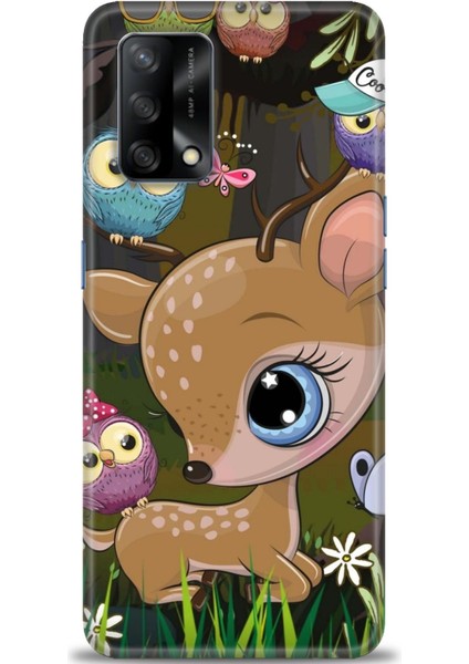 Oppo A74 Ile Uyumlu Hd Baskılı Silikon (Ortasertlikte) Kılıf - 763