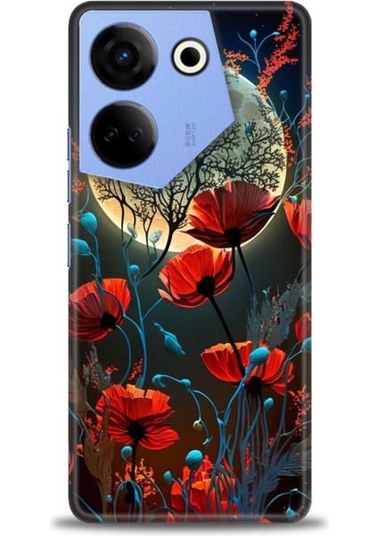 Tecno Camon 20 Pro 4g (CK7N)İLE Uyumlu Hd Baskılı Silikon (Ortasertlikte) Kılıf - 344