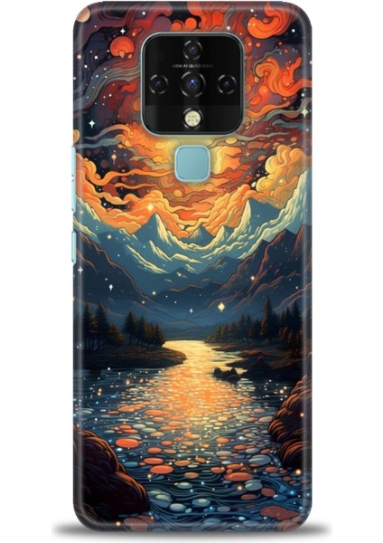 Tecno Camon 16 (CE7J) Ile Uyumlu Hd Baskılı Silikon (Ortasertlikte) Kılıf - 883