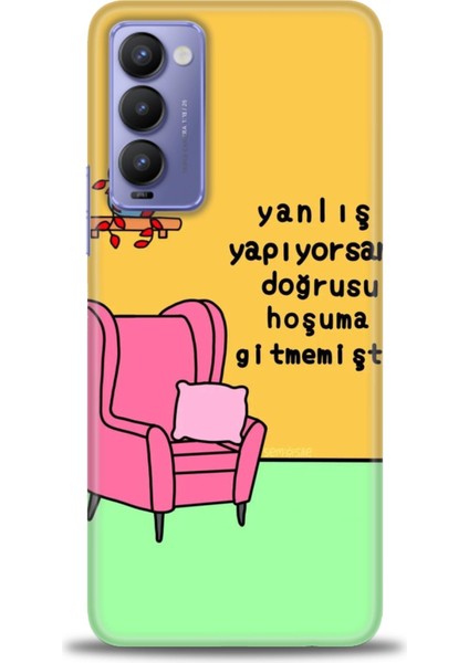 Tecno Camon 18 / 18P (CH6N - CH7N ) Ile Uyumlu Hd Baskılı Silikon (Ortasertlikte) Kılıf - 210