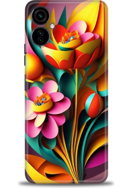 Tecno Camon 19 Neo (CH6I) Ile Uyumlu Hd Baskılı Silikon (Ortasertlikte) Kılıf - 532