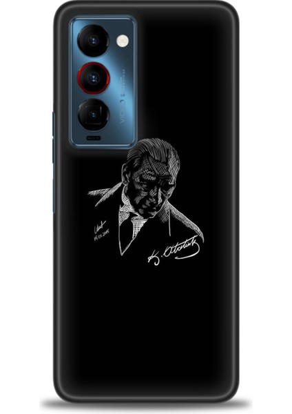 Tecno Camon 18 Premier (CH9N) Premier Ile Uyumlu Hd Baskılı Silikon (Ortasertlikte) Kılıf - 1037