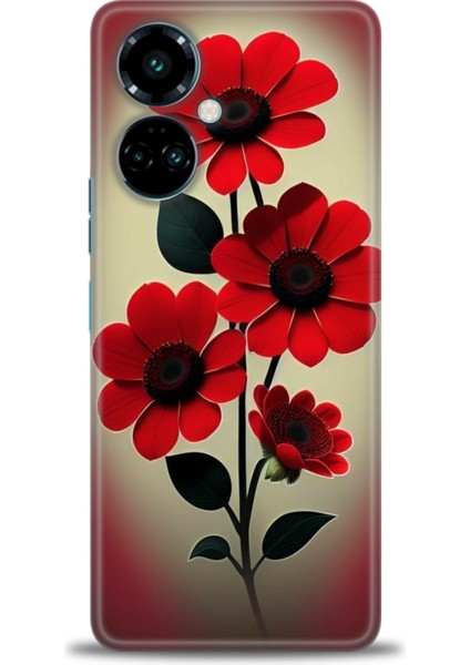 Tecno Camon 19 Pro (CL8N) Ile Uyumlu Hd Baskılı Silikon (Ortasertlikte) Kılıf - 347