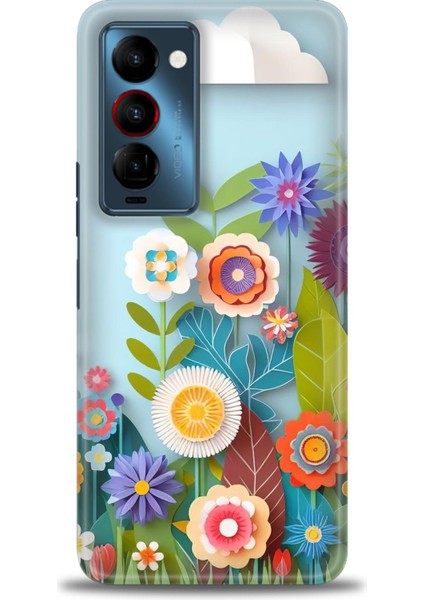 Tecno Camon 18 Premier (CH9N) Premier Ile Uyumlu Hd Baskılı Silikon (Ortasertlikte) Kılıf - 352