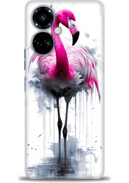 Tecno Camon 19 Pro (CL8N) Ile Uyumlu Hd Baskılı Silikon (Ortasertlikte) Kılıf - 107