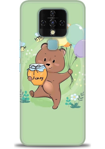 Tecno Camon 16 (CE7J) Ile Uyumlu Hd Baskılı Silikon (Ortasertlikte) Kılıf - 295