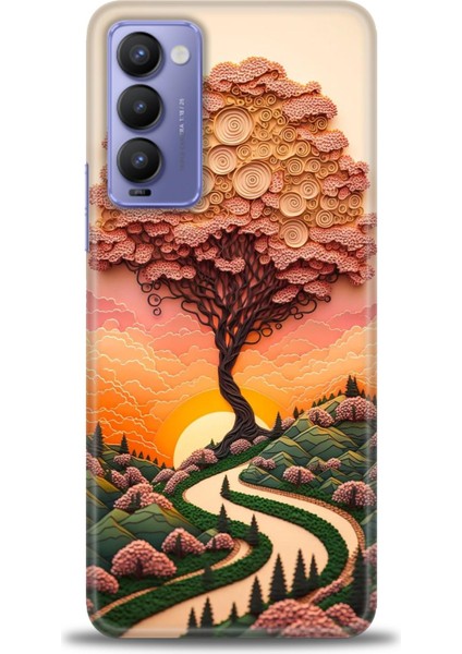 Tecno Camon 18 / 18P (CH6N - CH7N ) Ile Uyumlu Hd Baskılı Silikon (Ortasertlikte) Kılıf - 886