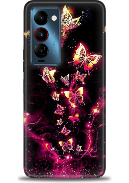 Tecno Camon 18 Premier (CH9N) Premier Ile Uyumlu Hd Baskılı Silikon (Ortasertlikte) Kılıf - 614